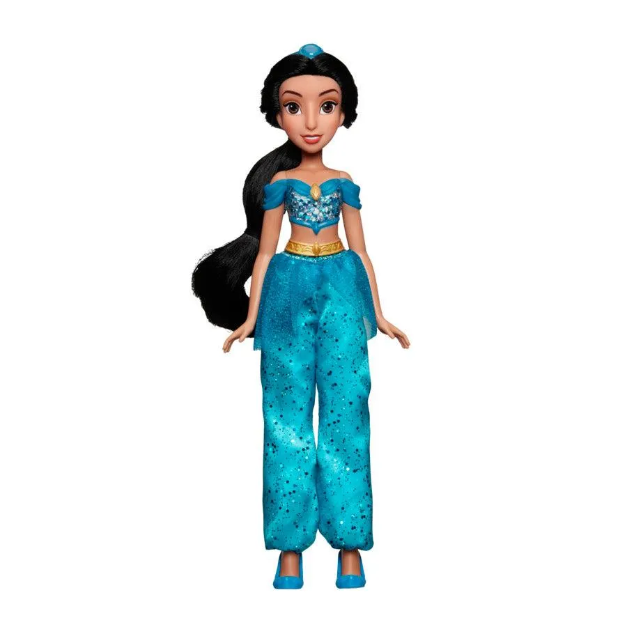 Disney Princess Royal Shimmer Jasmine Fashion doll, Toy Doll for 3 Year Old and Up