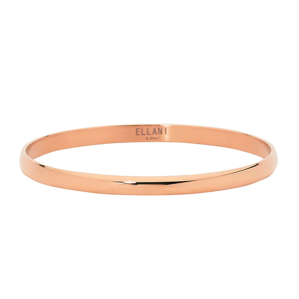 Ellani Rose Gold Plated Bangle