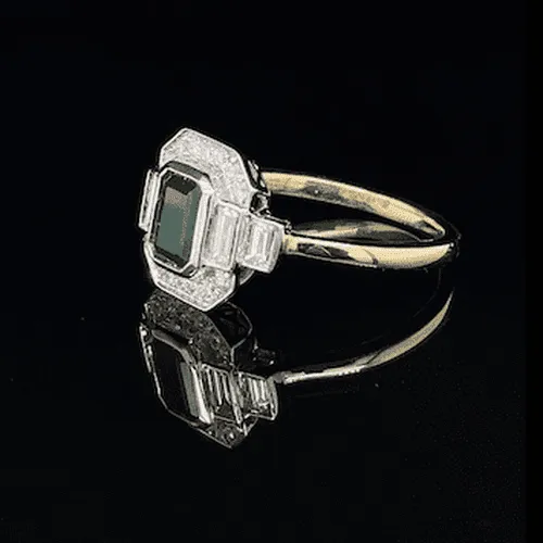 Emerald & Diamond Ring