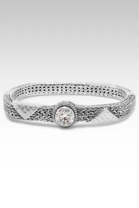 Fear Ends Faith Begins Bangle™ in Moissanite