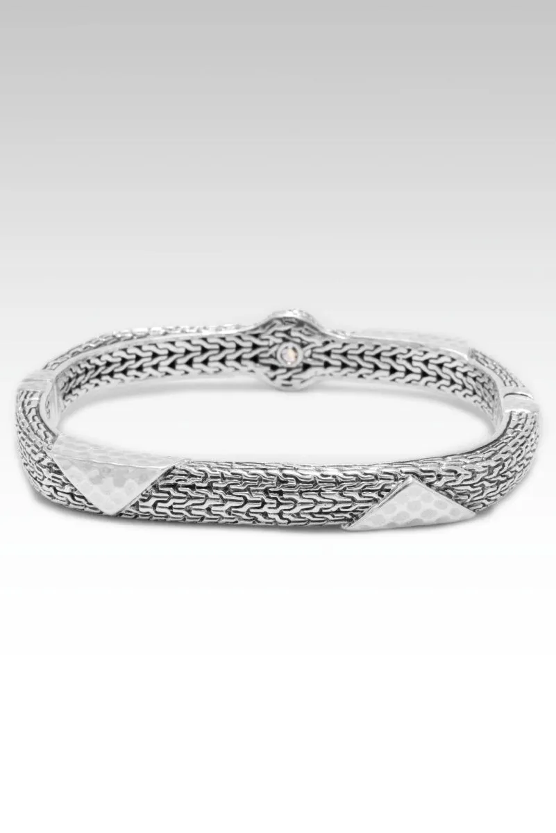 Fear Ends Faith Begins Bangle™ in Moissanite