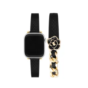 Floral Double Layered Watch Bracelet