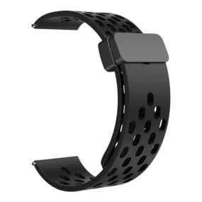 Fossil 18mm Range compatible Silicone Magnetic Sports Watch Straps