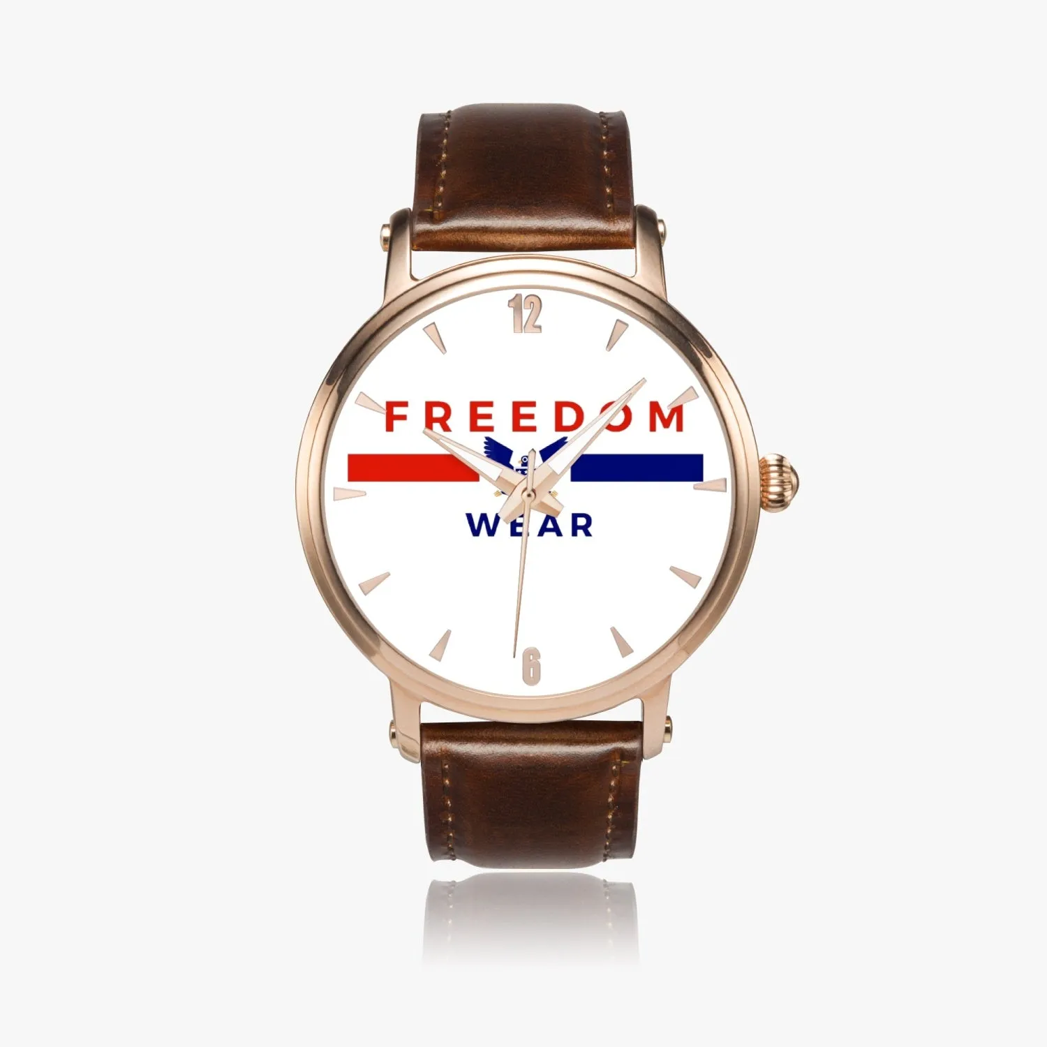 Freedom Wear 46mm Unisex Automatic Watch (Rose Gold)