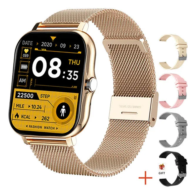 Full Touch Sport Smart Watch Men Women Heart Rate Fitness Tracker Bluetooth call Smartwatch wristwatch GTS 2 P8 plus watch Box