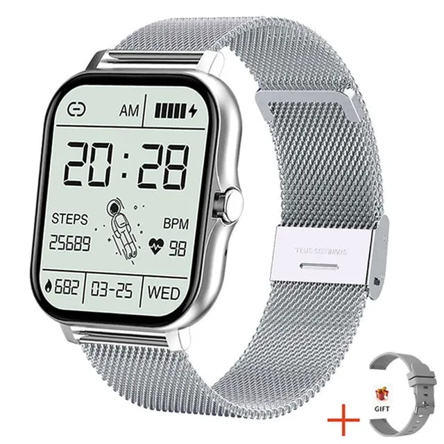 Full Touch Sport Smart Watch Men Women Heart Rate Fitness Tracker Bluetooth call Smartwatch wristwatch GTS 2 P8 plus watch Box