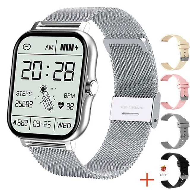 Full Touch Sport Smart Watch Men Women Heart Rate Fitness Tracker Bluetooth call Smartwatch wristwatch GTS 2 P8 plus watch Box