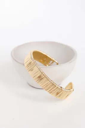 Gia Gold Cuff Bracelet