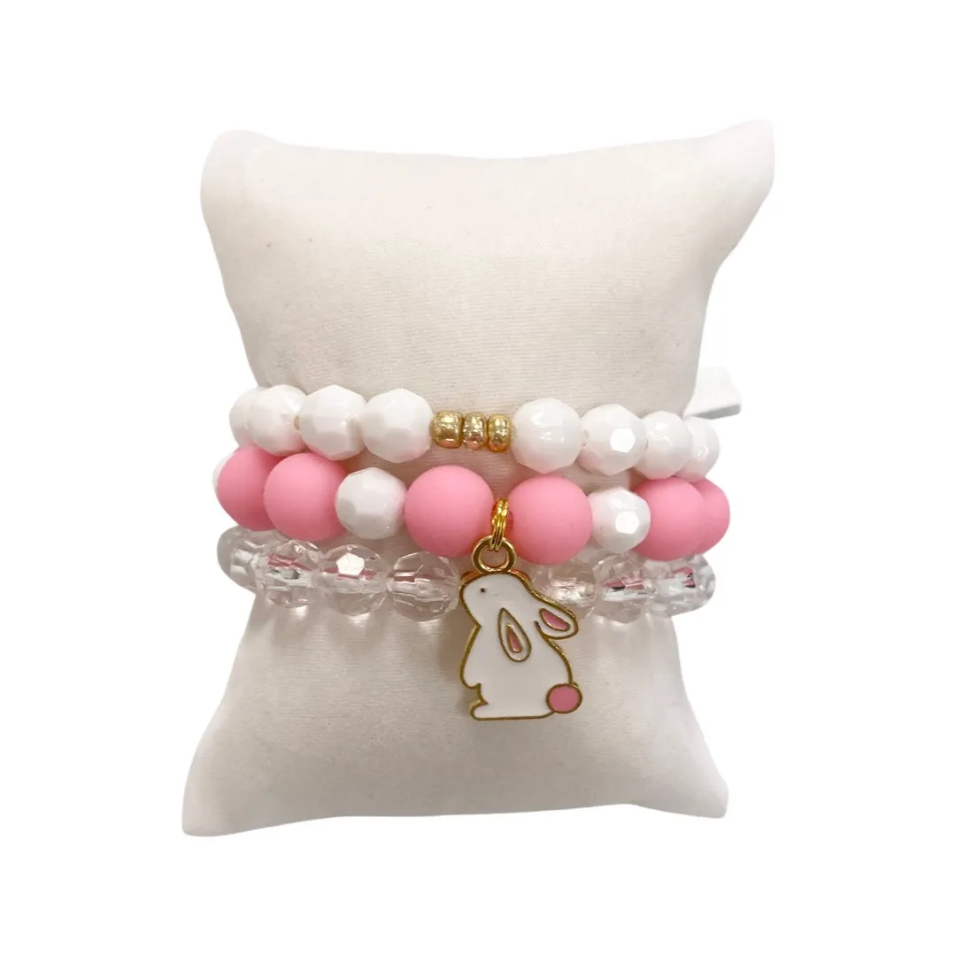 Girls Bracelet Stack - Cottontail