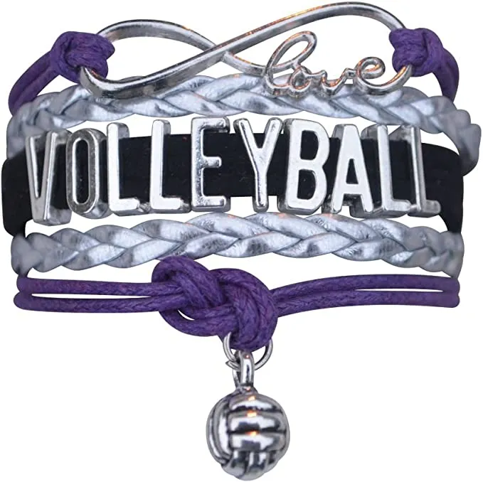 Girls Volleyball Bracelet-15 Team Colors