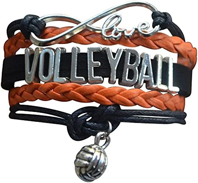 Girls Volleyball Bracelet-15 Team Colors