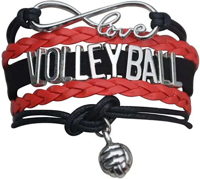 Girls Volleyball Bracelet-15 Team Colors