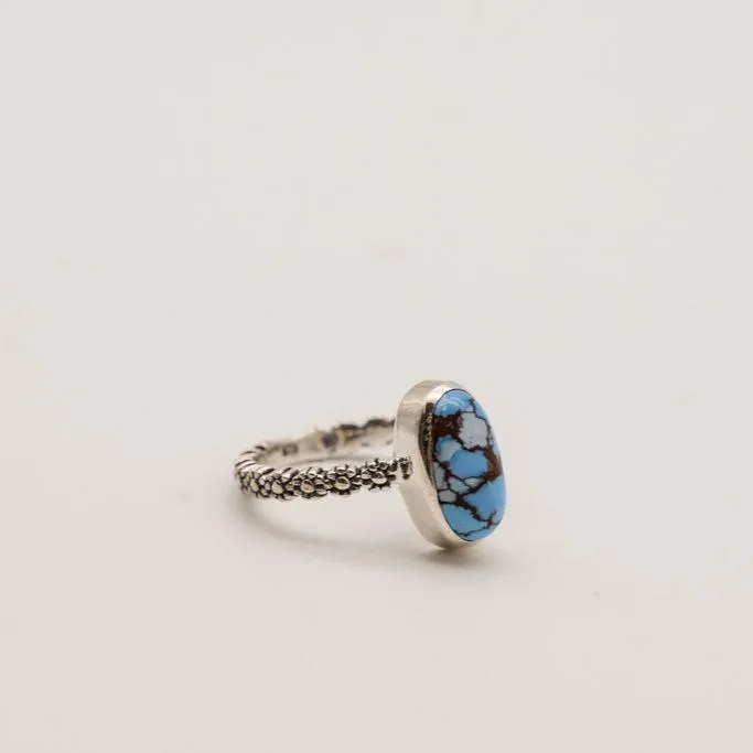 Golden Hill Turquoise and Sterling Silver Ring-Size 6