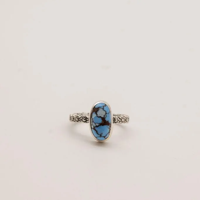 Golden Hill Turquoise and Sterling Silver Ring-Size 6