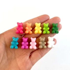 Gummy bear Pendants WITHOUT metal eyelet