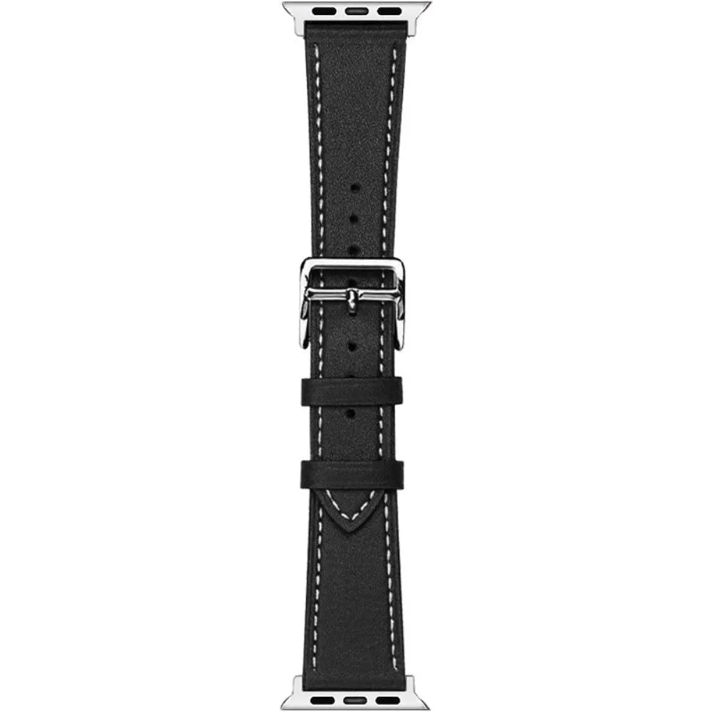 IMAK Apple Watch (41mm) PG1 series leather watch strap - Black