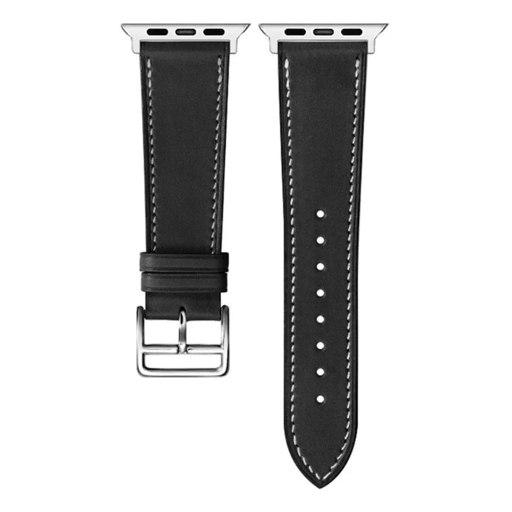 IMAK Apple Watch (41mm) PG1 series leather watch strap - Black