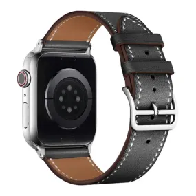 IMAK Apple Watch (41mm) PG1 series leather watch strap - Black