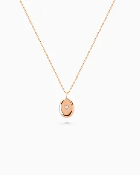 Ingot 2.0 Stone Pendant | Rose Gold