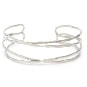 Intertwined Cuff-Silver