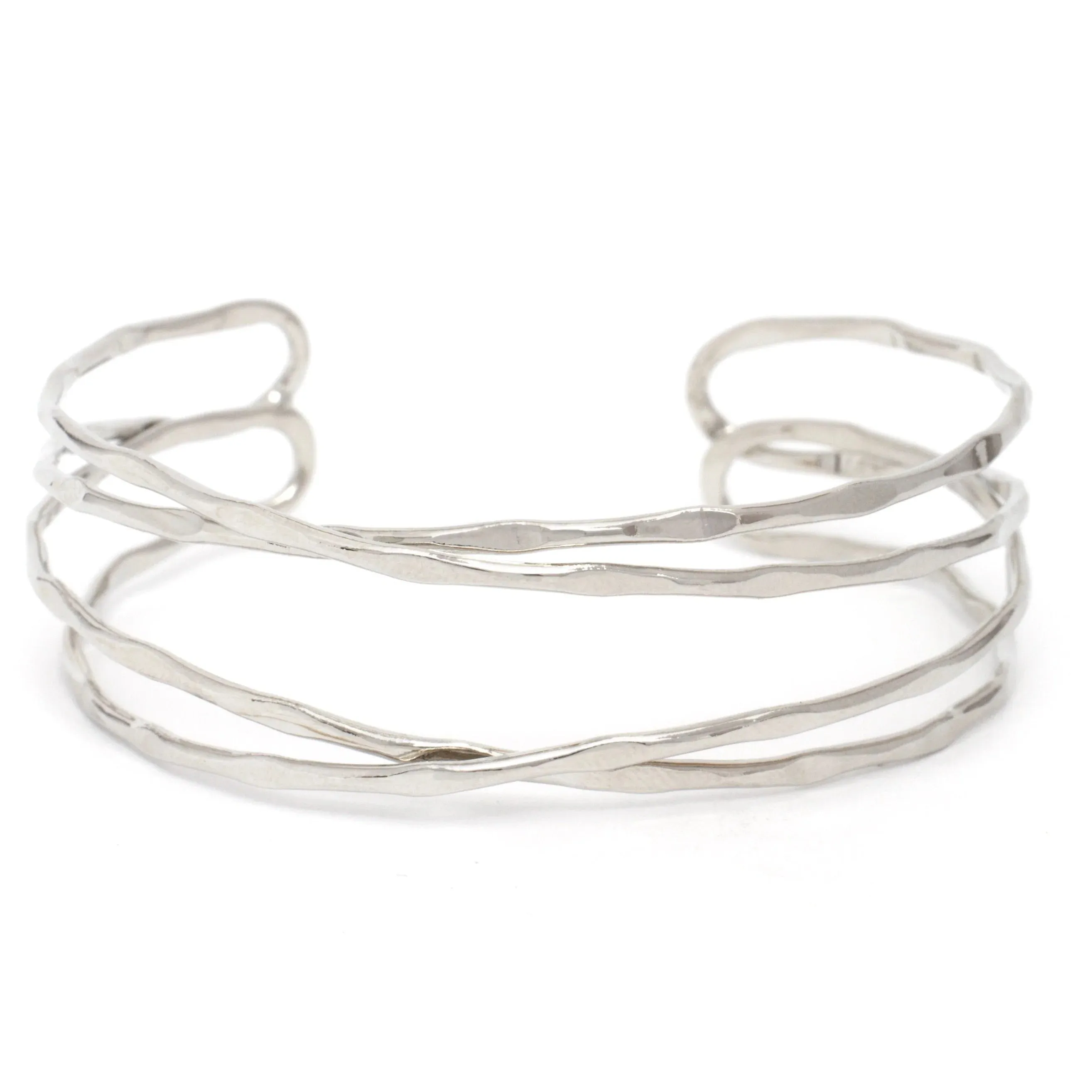 Intertwined Cuff-Silver