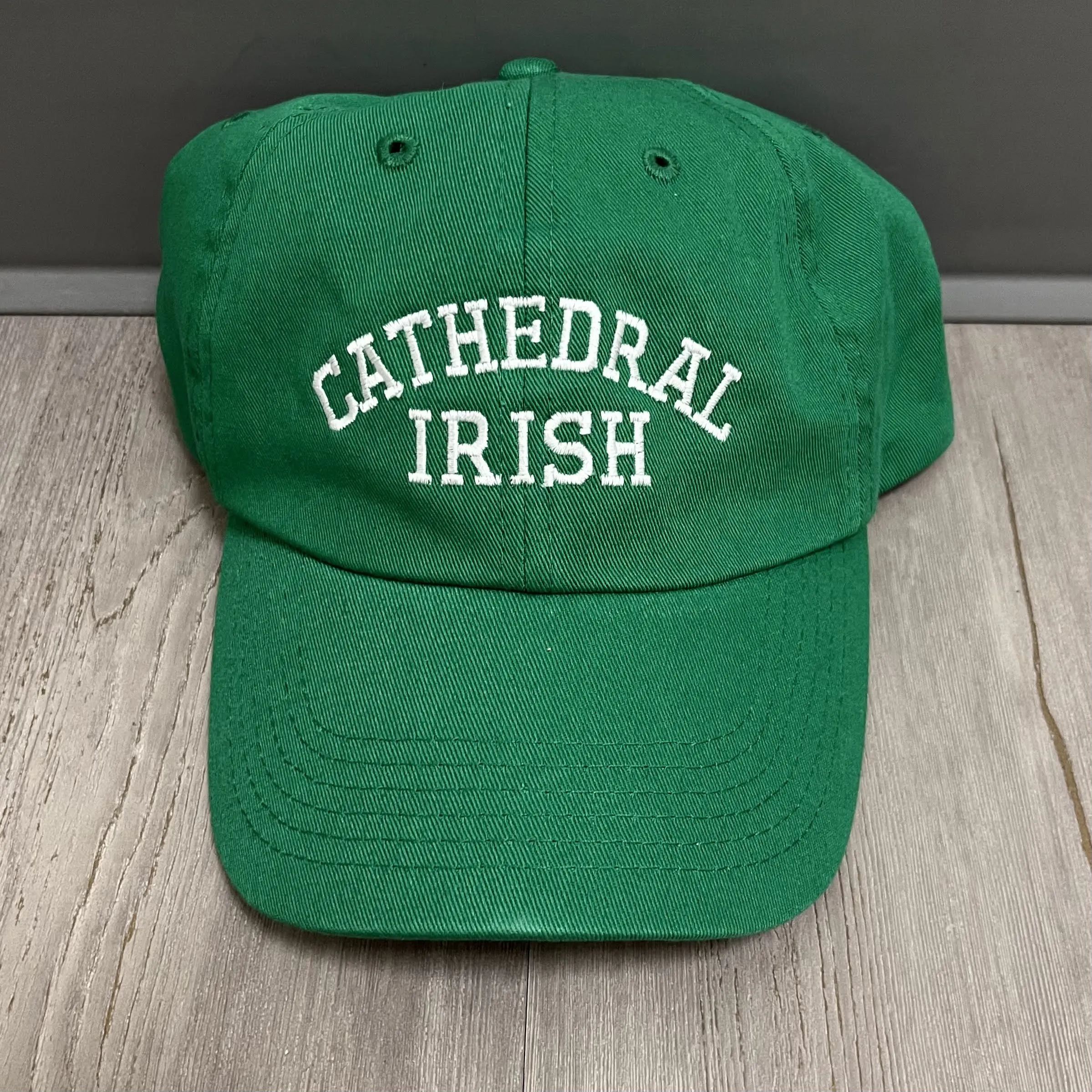 Kelly Green Embroidered Cathedral Irish Hat