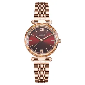 Laboli Wine Red Steel Watch