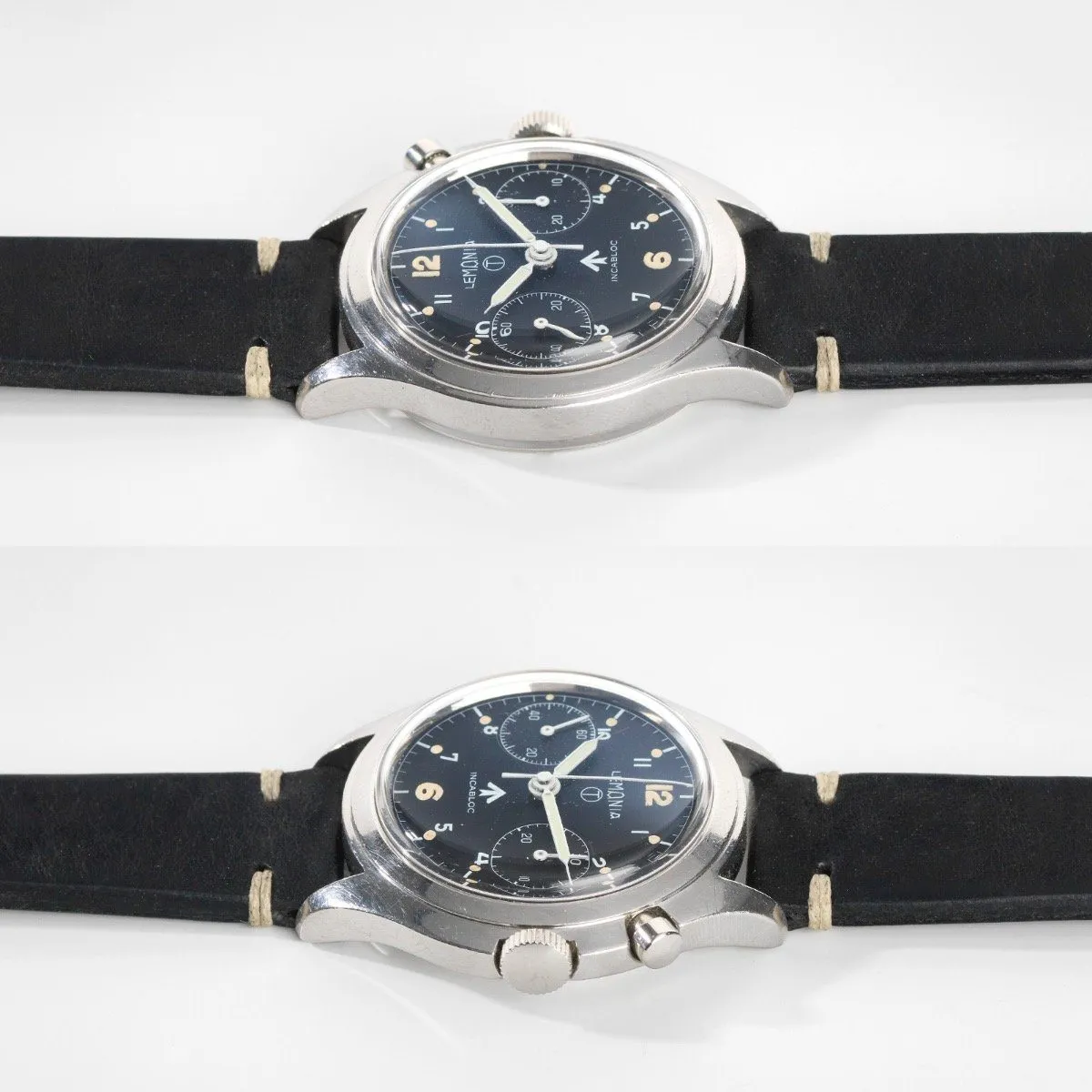 Lemania Issued Mono Pusher Chronograph Royal Air Force