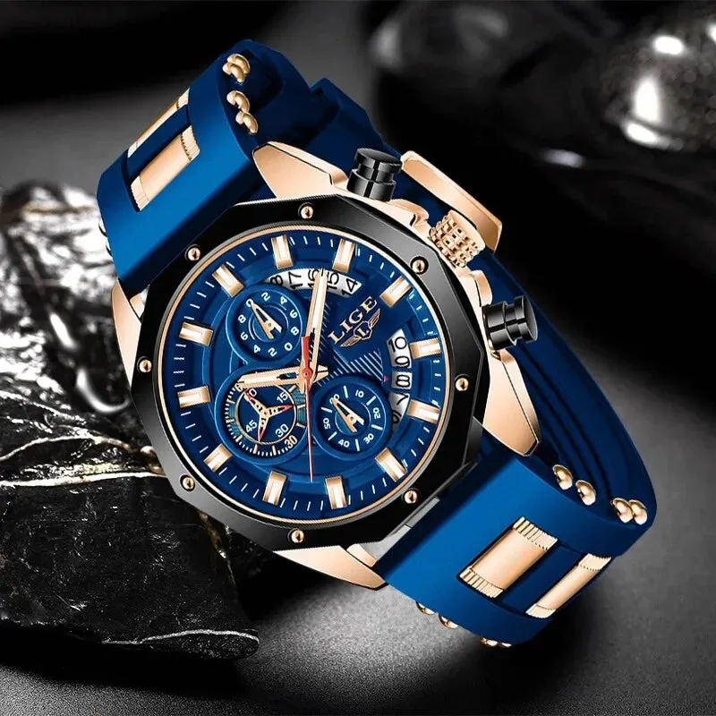 LIGE Luxury Wristwatch