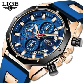 LIGE Luxury Wristwatch