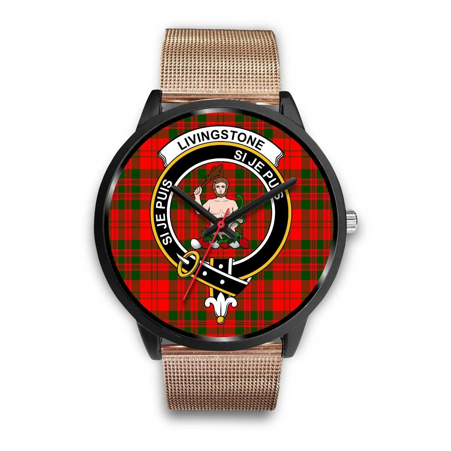 Livingstone Modern Clan Badge Tartan Black Watch