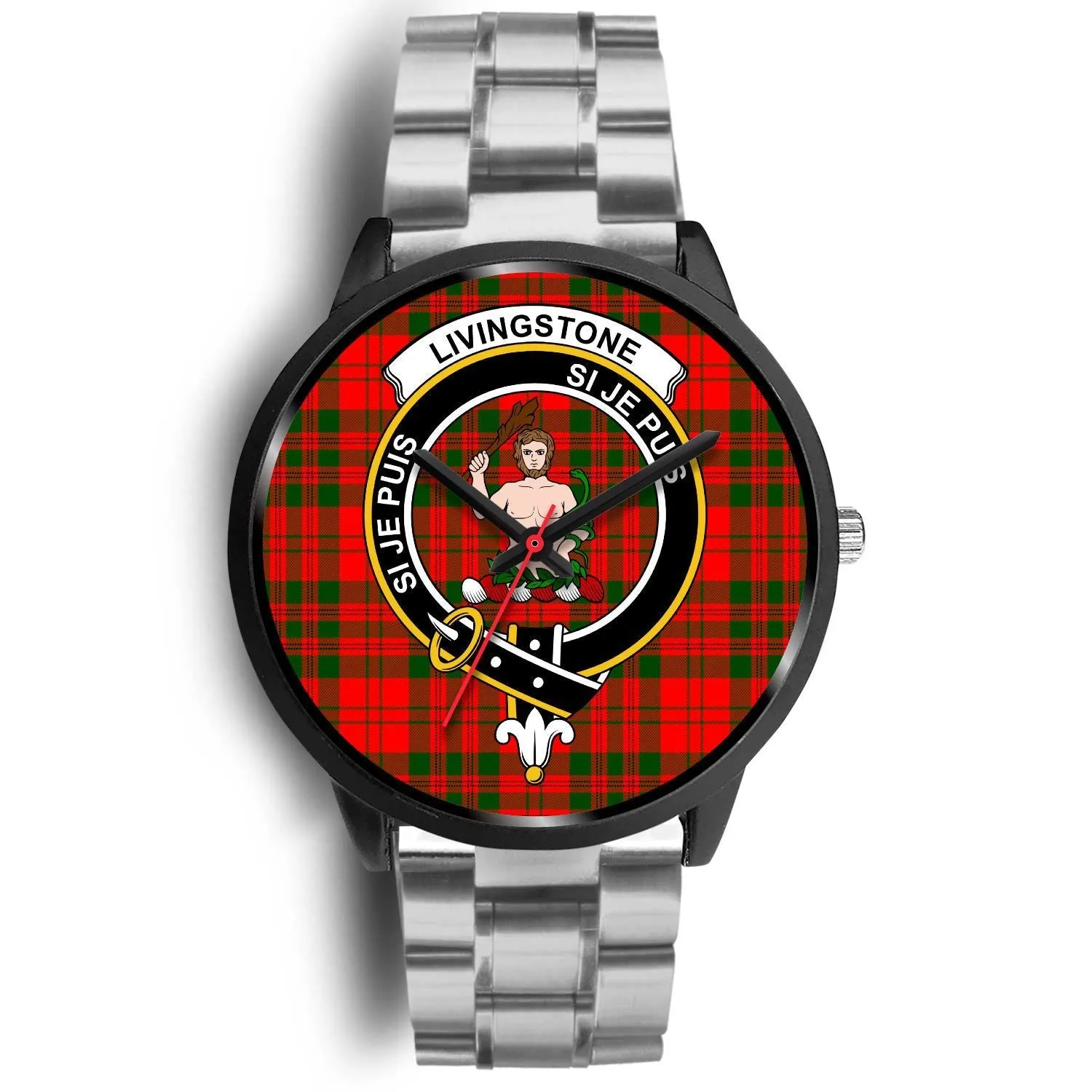 Livingstone Modern Clan Badge Tartan Black Watch