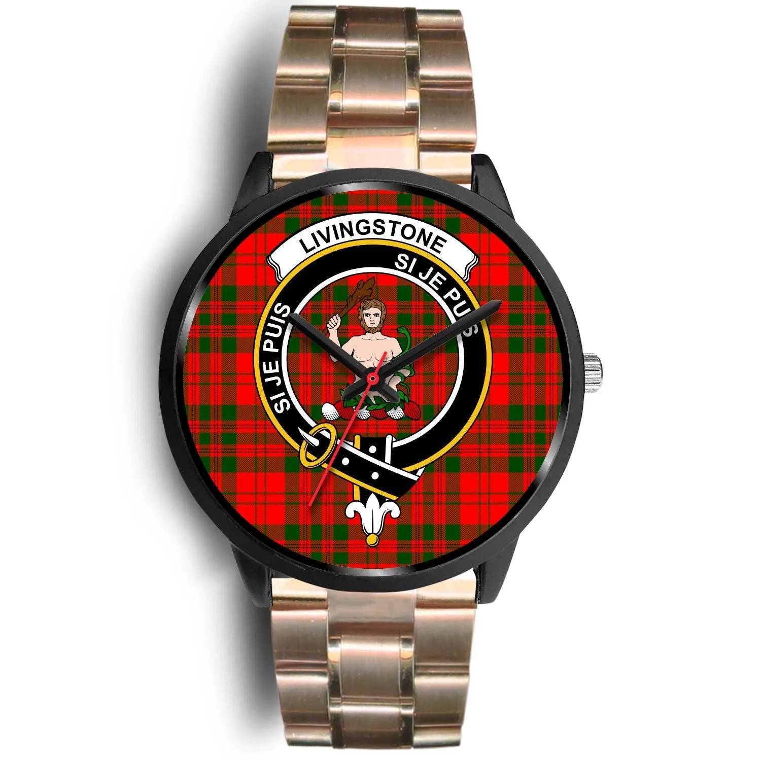 Livingstone Modern Clan Badge Tartan Black Watch