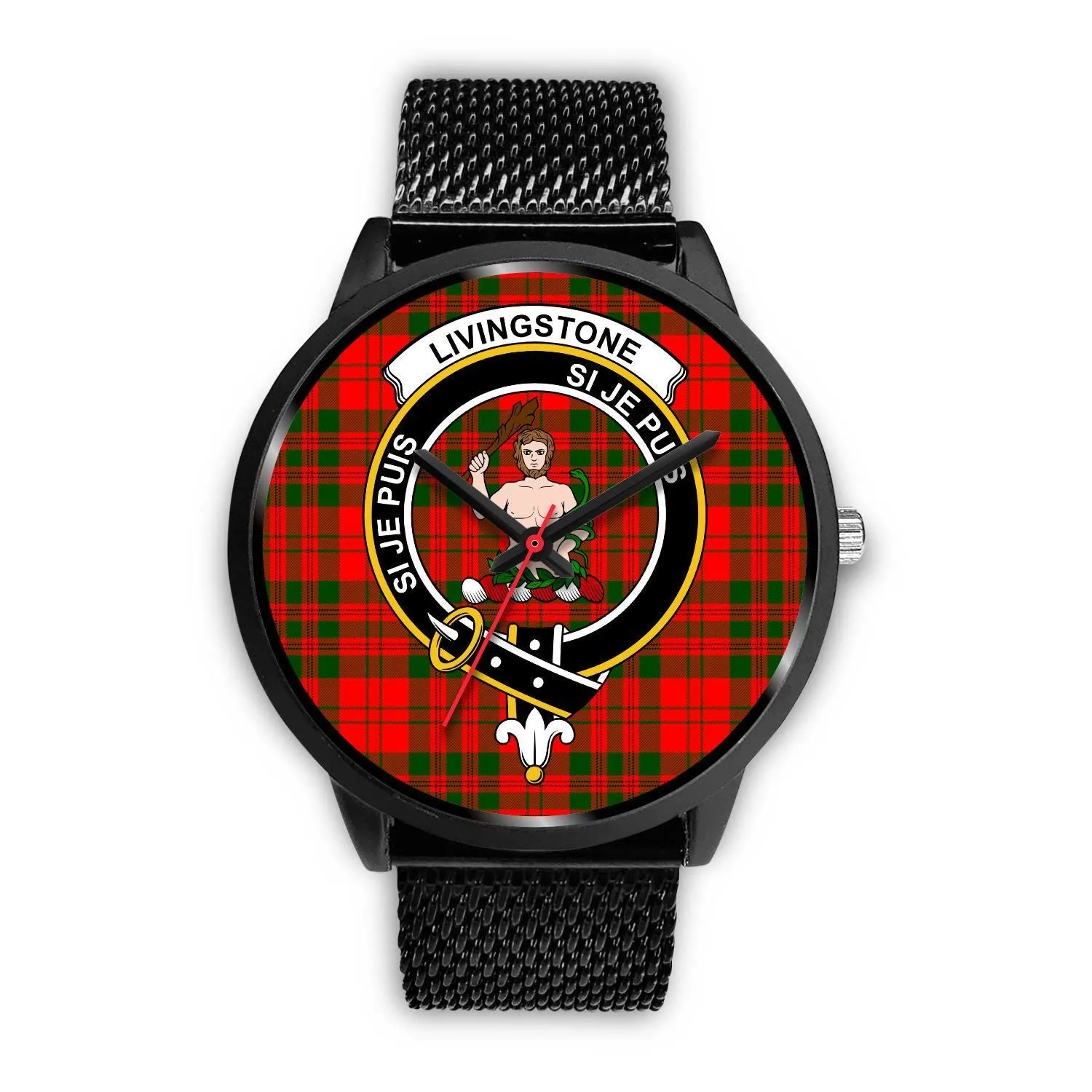 Livingstone Modern Clan Badge Tartan Black Watch