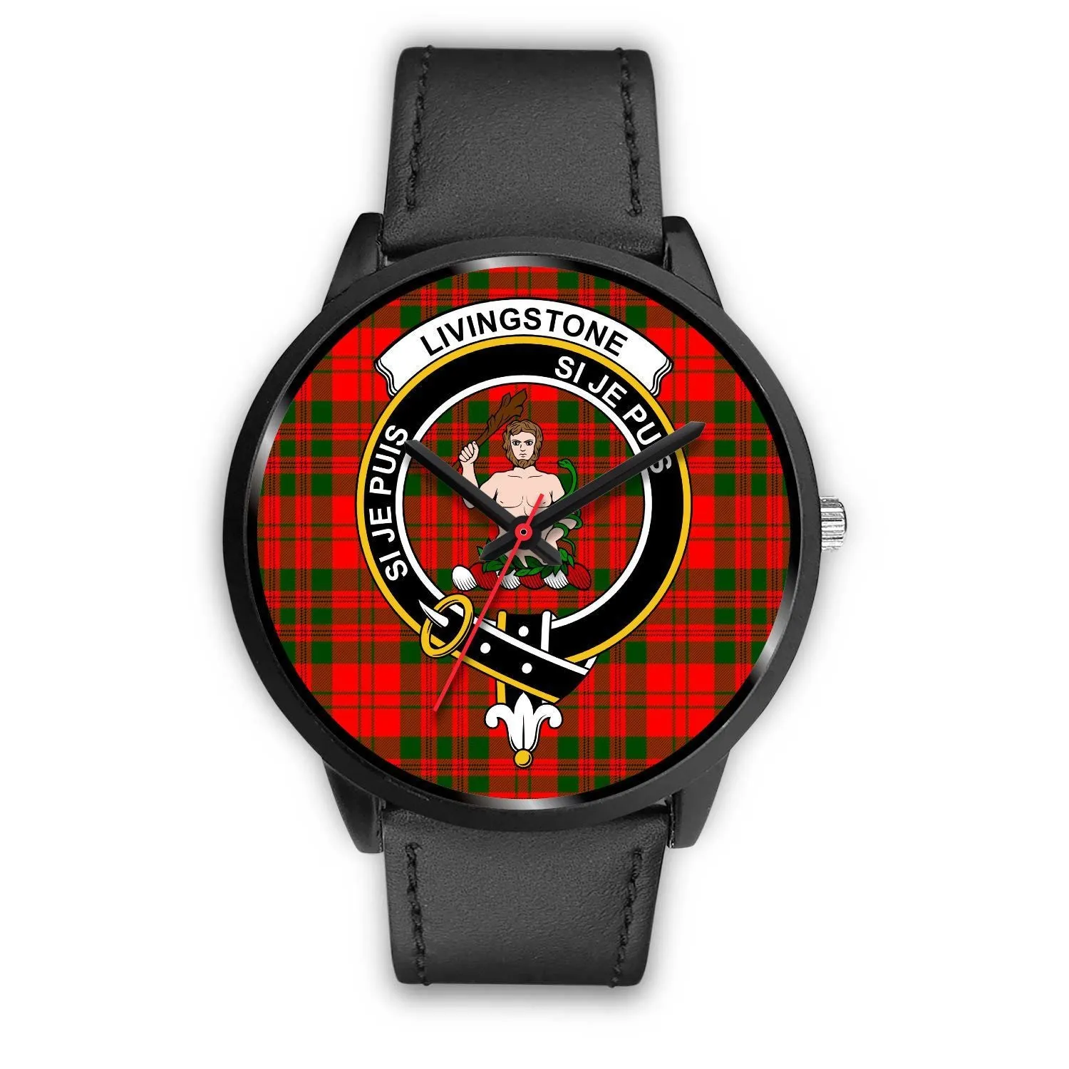 Livingstone Modern Clan Badge Tartan Black Watch