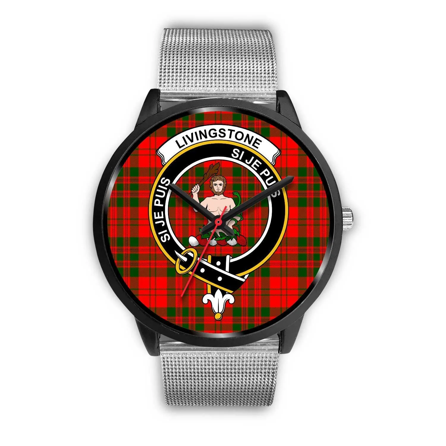 Livingstone Modern Clan Badge Tartan Black Watch