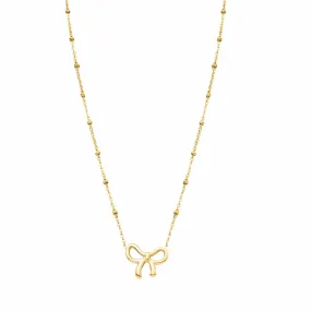 Lyla Bow Necklace