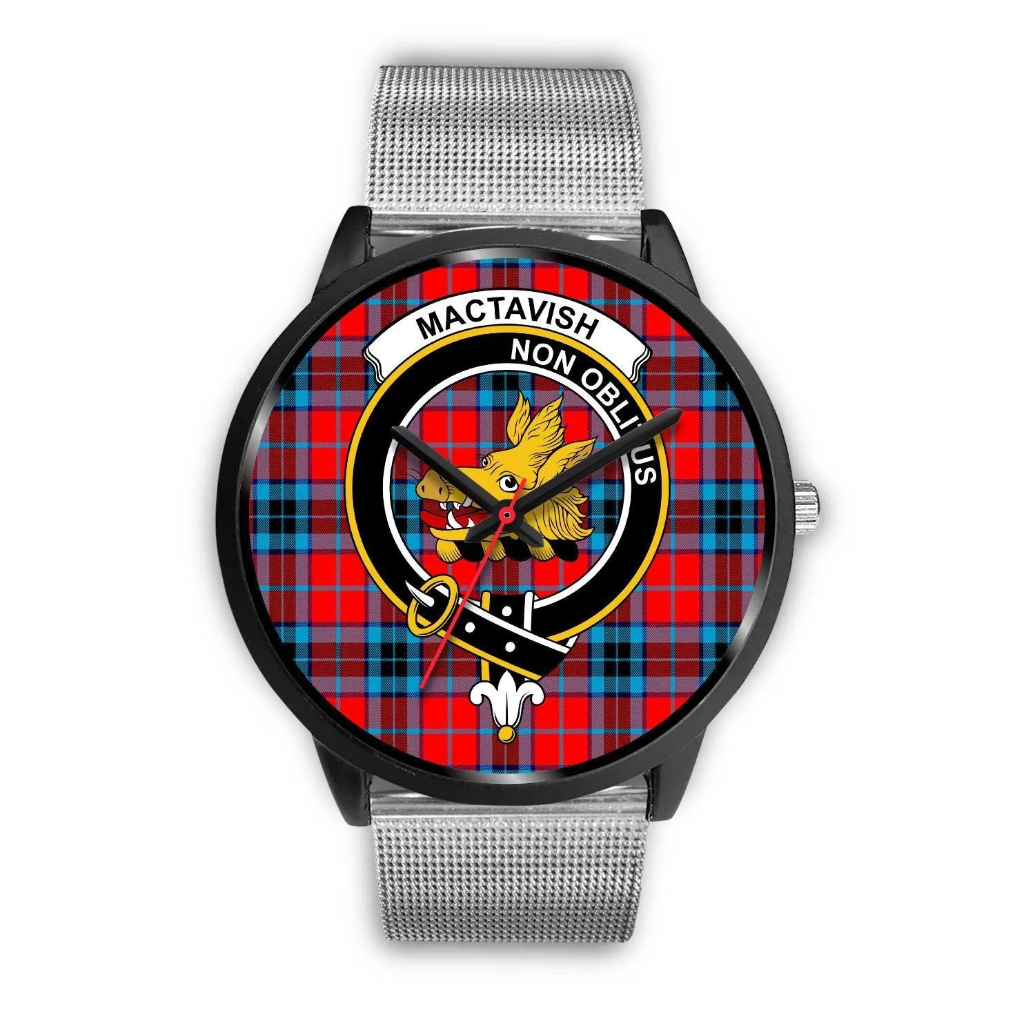 MacTavish Modern Clan Badge Tartan Black Watch