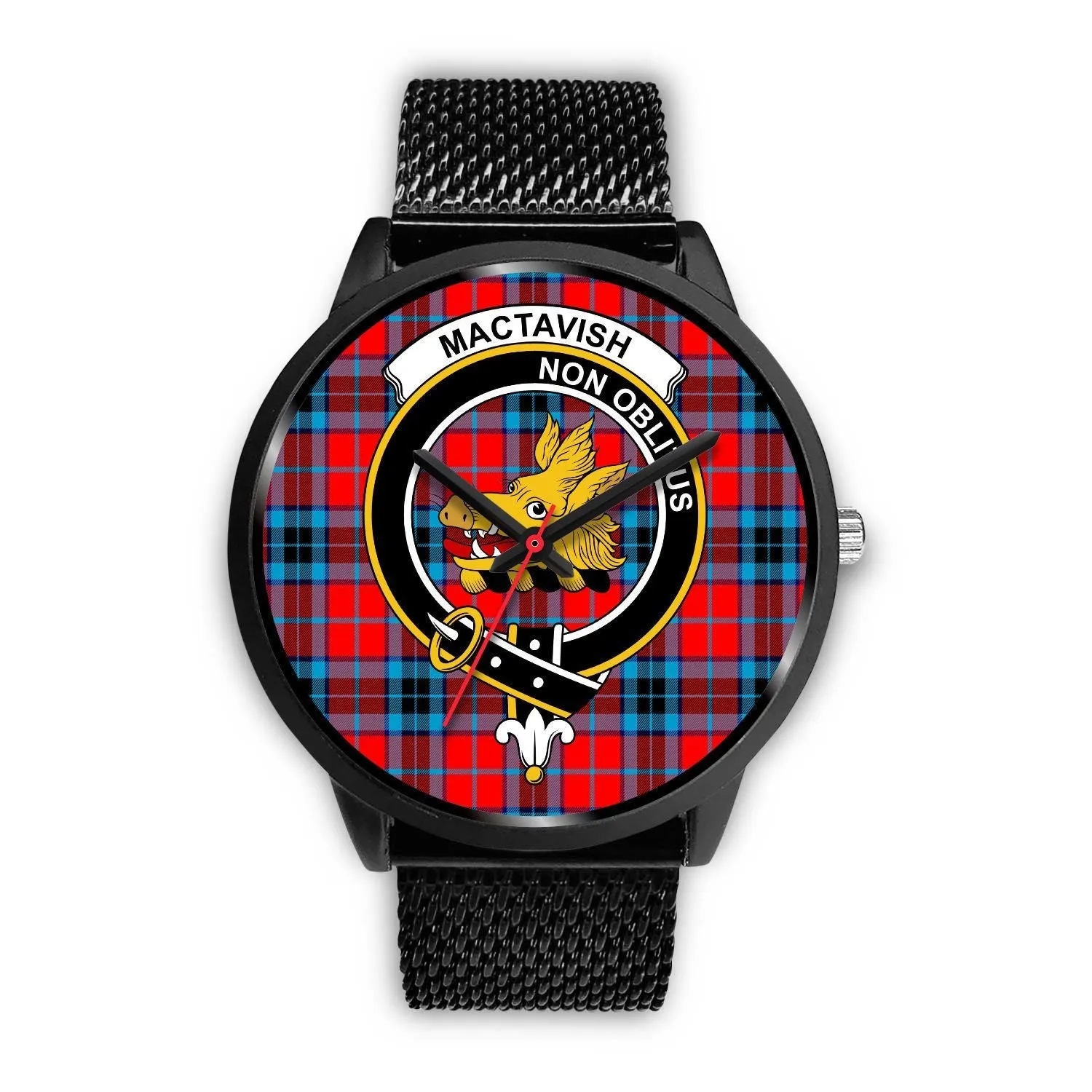 MacTavish Modern Clan Badge Tartan Black Watch