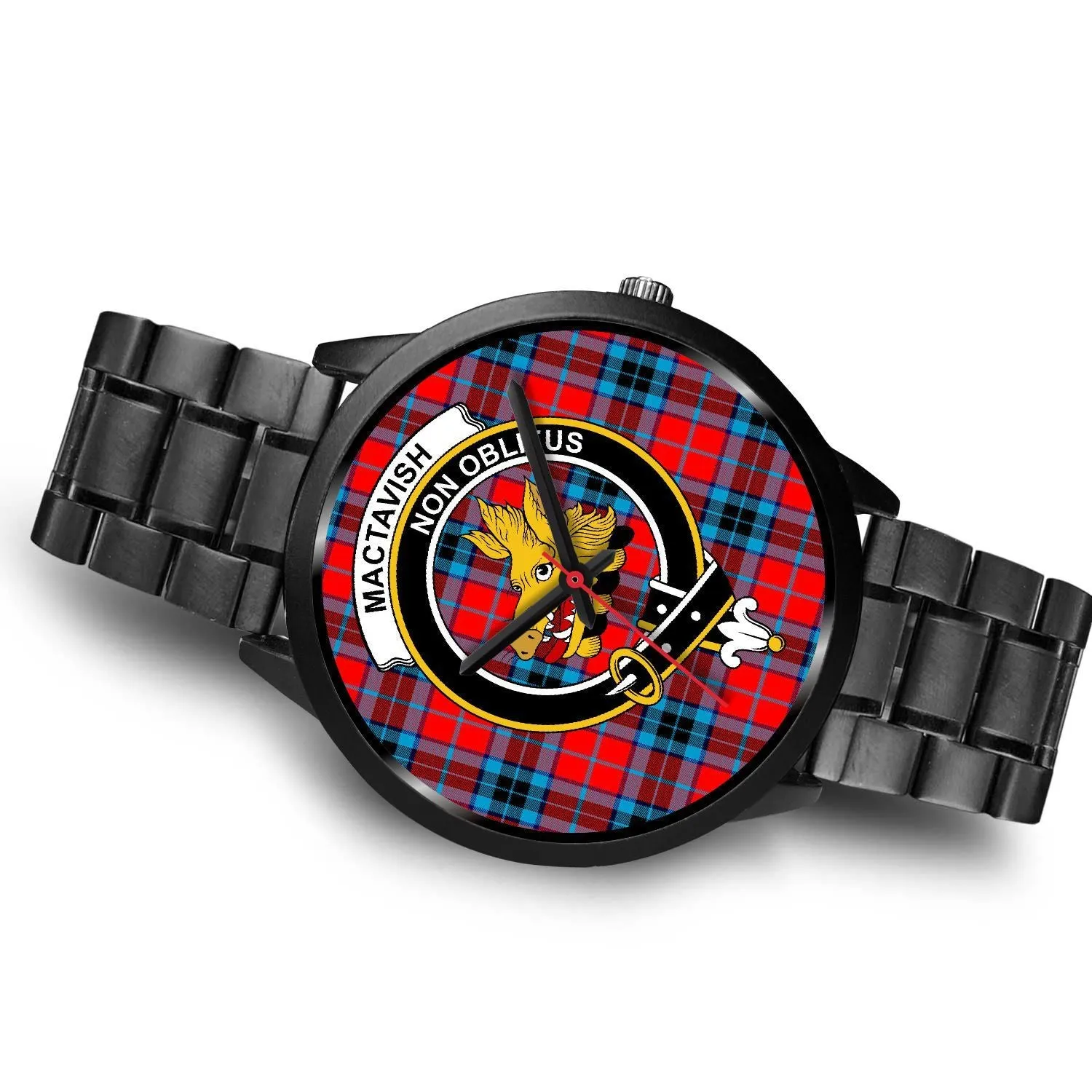 MacTavish Modern Clan Badge Tartan Black Watch