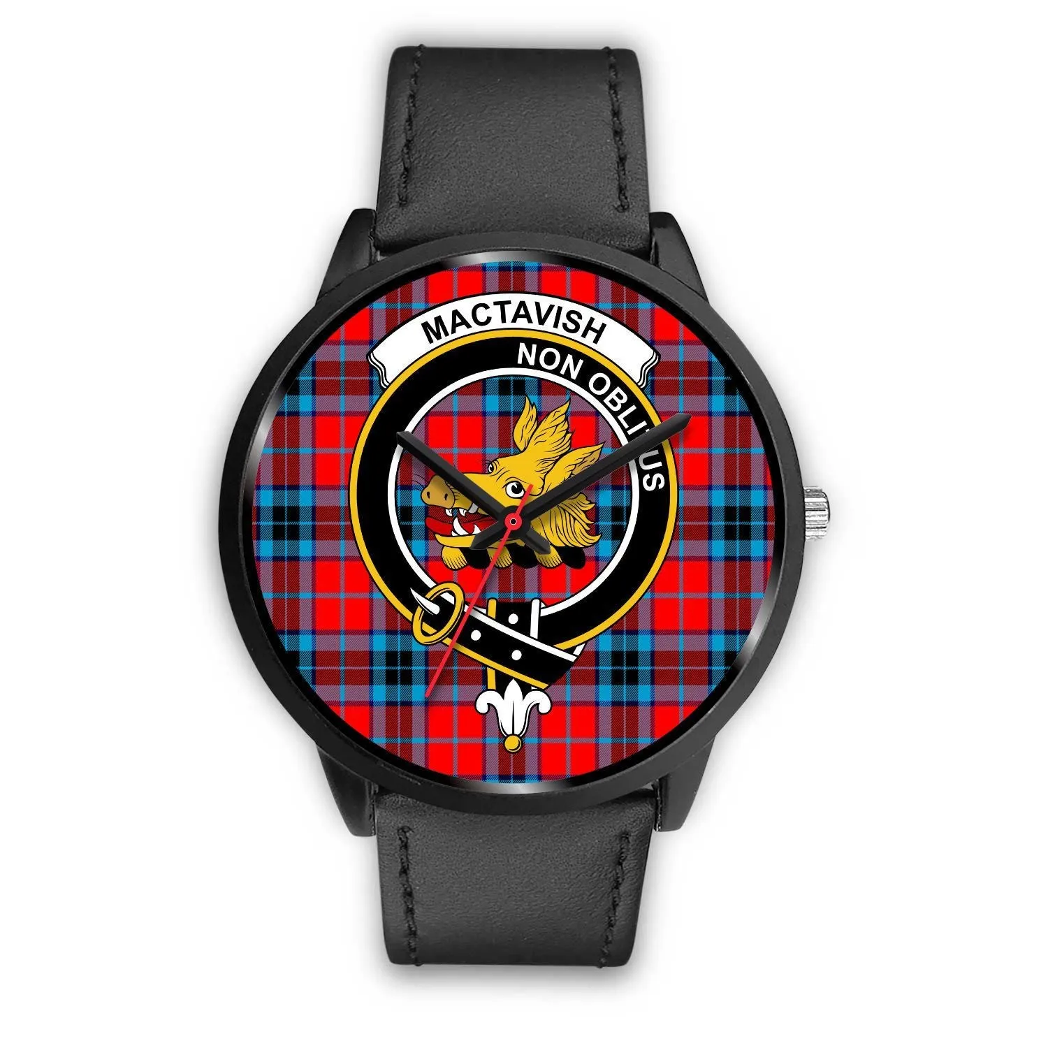 MacTavish Modern Clan Badge Tartan Black Watch