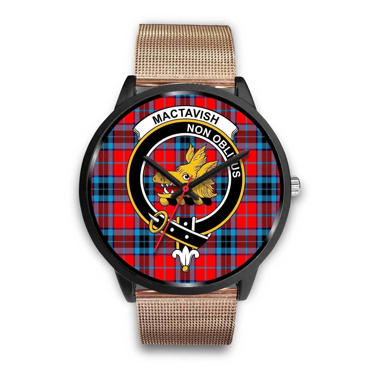 MacTavish Modern Clan Badge Tartan Black Watch