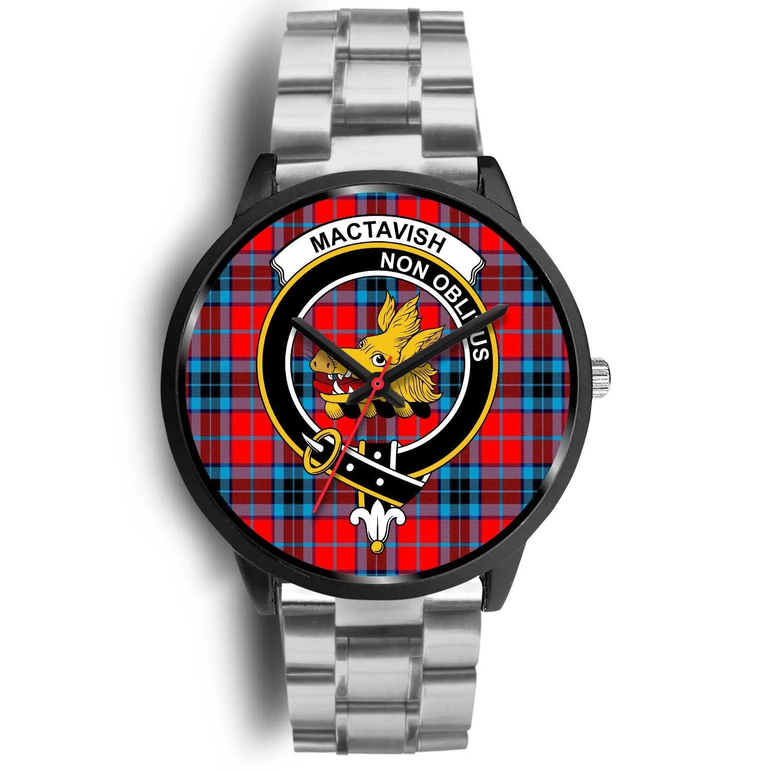 MacTavish Modern Clan Badge Tartan Black Watch