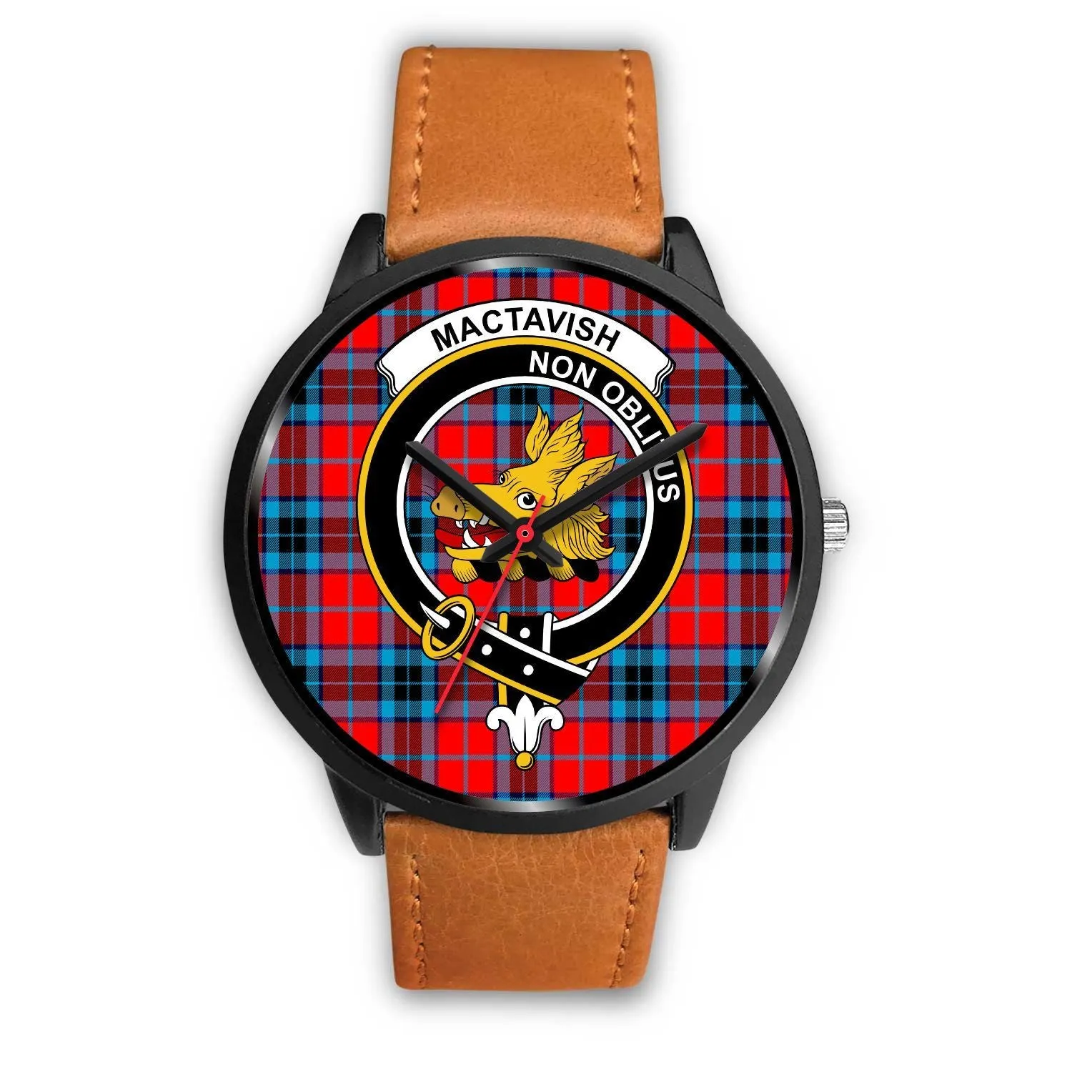 MacTavish Modern Clan Badge Tartan Black Watch