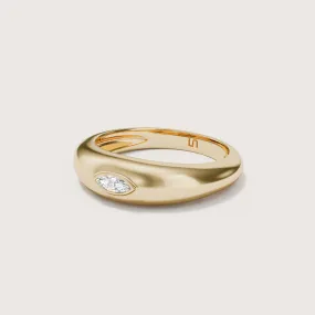 Marmont Dome ring - Marquise