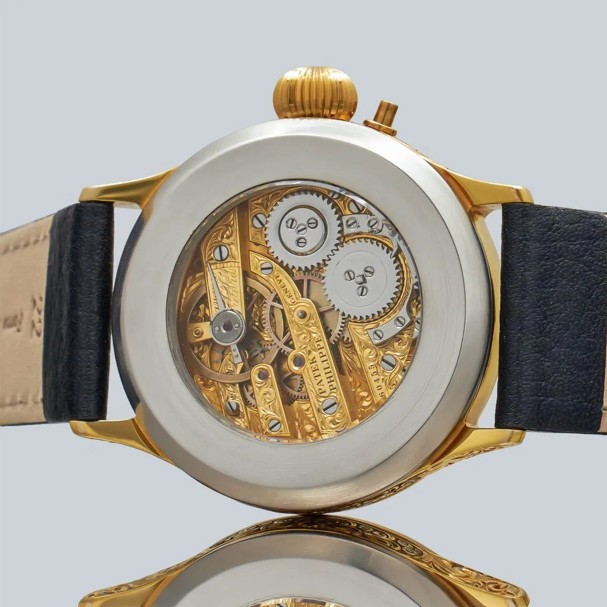 Marriage watch Patek Philippe 40mm men's watch with a pocket watch Manual winding skeleton