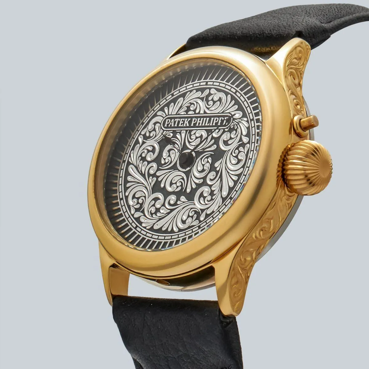 Marriage watch Patek Philippe 40mm men's watch with a pocket watch Manual winding skeleton