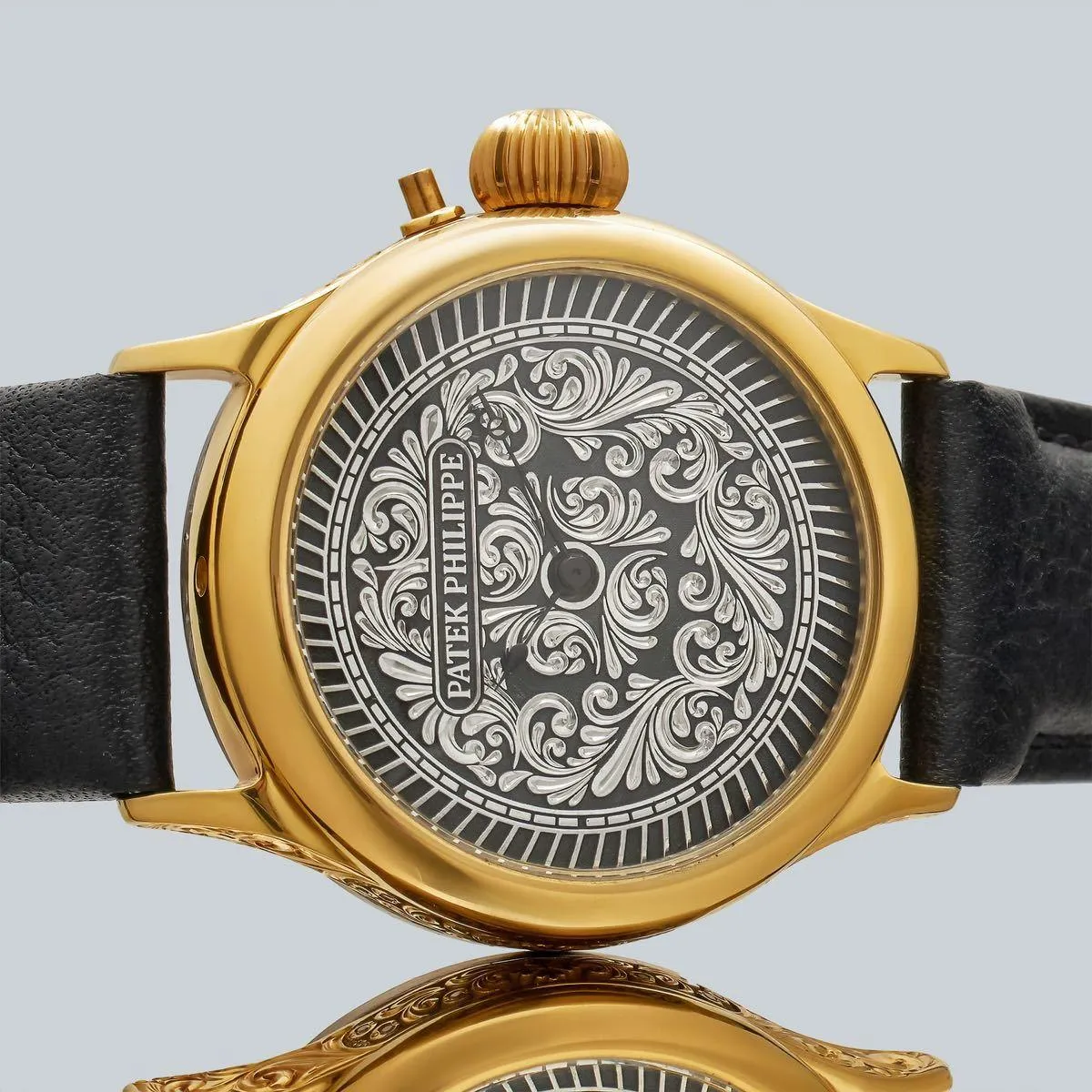 Marriage watch Patek Philippe 40mm men's watch with a pocket watch Manual winding skeleton