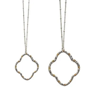 Meghan Browne Dina Necklace - Gold Silver