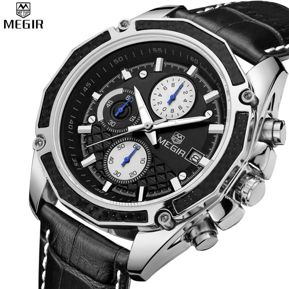 MEGIR Quartz Chronograph Watch